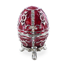 Load image into Gallery viewer, 1895 Rosebud Royal Imperial Metal Easter Egg 2.5 Inches