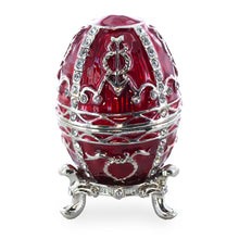 Load image into Gallery viewer, 1895 Rosebud Royal Imperial Metal Easter Egg 2.5 Inches