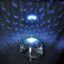 Load image into Gallery viewer, Yescom Shiny Disco Ball with Motor, RGB Light Home Party(12&quot;, 16&quot; Opts)