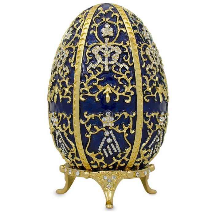 1895 Twelve Monograms Royal Imperial Metal Easter Egg