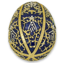 Load image into Gallery viewer, 1895 Twelve Monograms Royal Imperial Metal Easter Egg