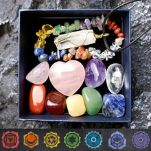 Load image into Gallery viewer, 7 Chakra Healing Crystal Box