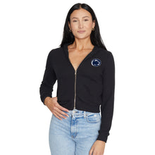 Load image into Gallery viewer, Penn State Waffle Knit Zip Up Hoodie