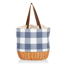 Load image into Gallery viewer, Coronado Canvas and Willow Basket Tote