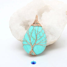Load image into Gallery viewer, Eternity Jasper Tree of life Necklace