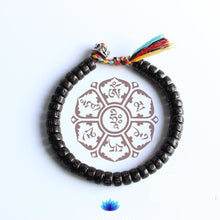 Load image into Gallery viewer, Buddha words carved Bracelet - Clear mind transforming