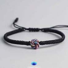 Load image into Gallery viewer, Mandalas Tibetan Handmade Lucky Bracelet - Black