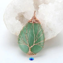 Load image into Gallery viewer, Eternity Jasper Tree of life Necklace