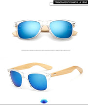Load image into Gallery viewer, Retro Wood Frame Sunglasses