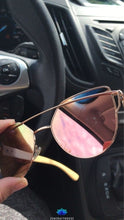 Load image into Gallery viewer, Cat Eye Bamboo Sunglasses