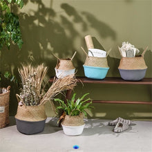 Load image into Gallery viewer, Handmade Rattan Storage Baskets