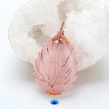 Load image into Gallery viewer, Eternity Jasper Tree of life Necklace