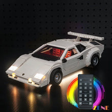 Load image into Gallery viewer, Light Kit for Lamborghini Countach 5000 Quattrovalvole LEGO #10337