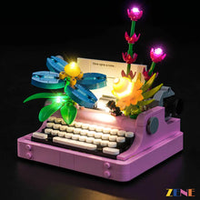 Load image into Gallery viewer, Light Kit for LEGO Typewriter with Flowers #31169