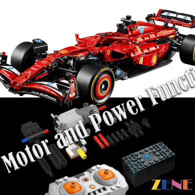 Power Functions Kit for LEGO Ferrari SF-24 F1 #42207 RC Motorized