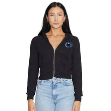 Load image into Gallery viewer, Penn State Waffle Knit Zip Up Hoodie