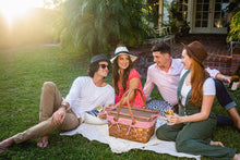 Load image into Gallery viewer, Kansas Handwoven Wood Picnic Basket